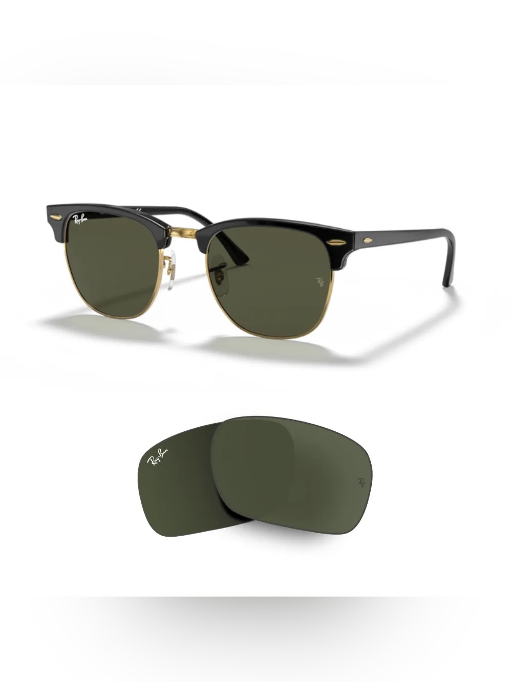 Ray-Ban G-15 Green Lenses 49mm *JUST LENS REPLACEMENTS*